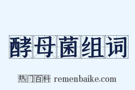 酵母菌组词是什么意思的图片